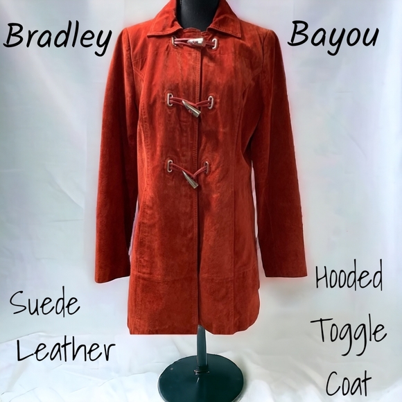 Suede coat Bradley Bayou with toggles  size S - Picture 12 of 16
